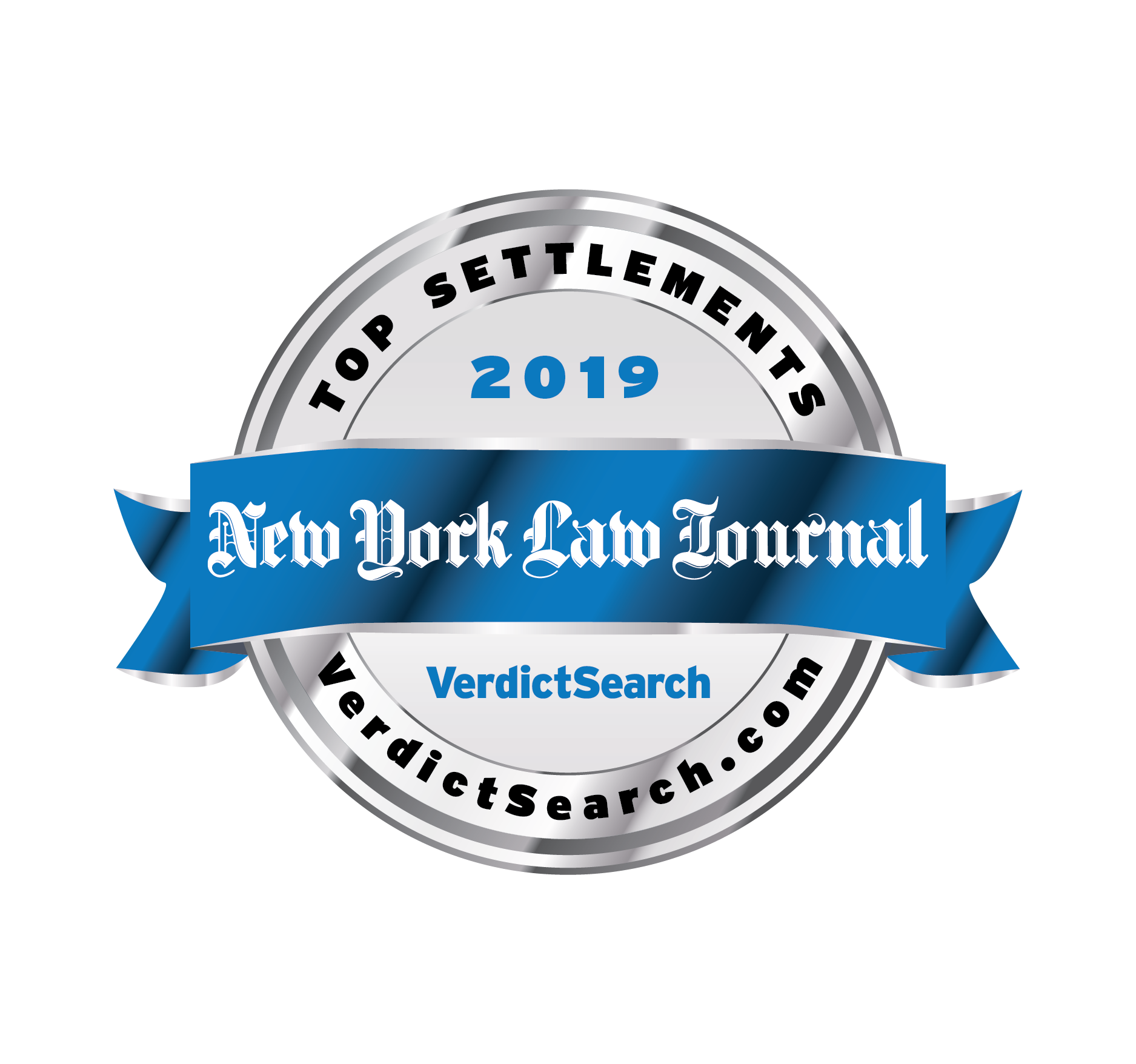 Top Settlements Badge - New York Law Journal 2019